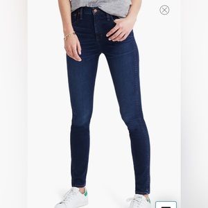 Madewell 10” rise skinny
